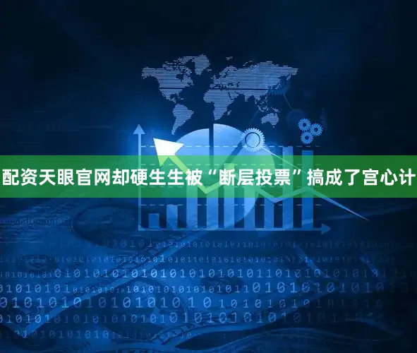 配资天眼官网却硬生生被“断层投票”搞成了宫心计